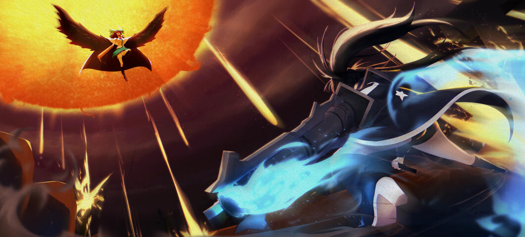 Black Rock Shooter vs Utsuho Reiuji